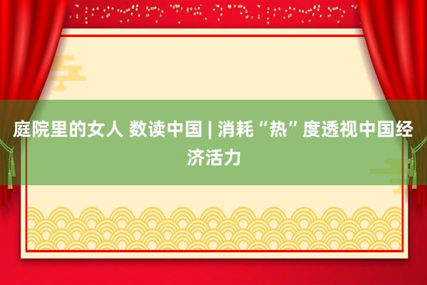 庭院里的女人 数读中国 | 消耗“热”度透视中国经济活力