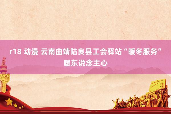 r18 动漫 云南曲靖陆良县工会驿站“暖冬服务”暖东说念主心