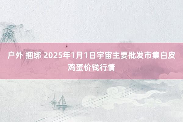 户外 捆绑 2025年1月1日宇宙主要批发市集白皮鸡蛋价钱行情