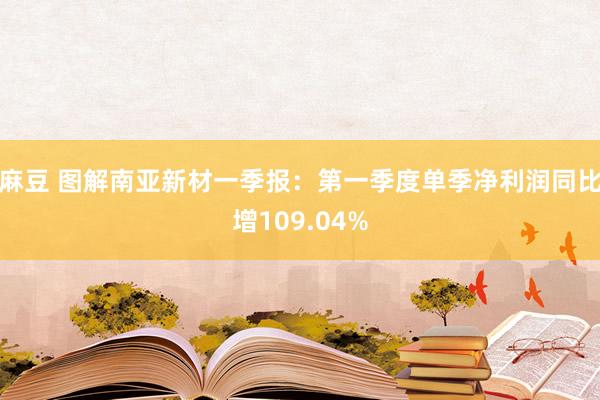 麻豆 图解南亚新材一季报：第一季度单季净利润同比增109.04%
