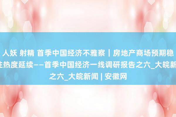 人妖 射精 首季中国经济不雅察｜房地产商场预期稳步向好 交往热度延续——首季中国经济一线调研报告之六_大皖新闻 | 安徽网